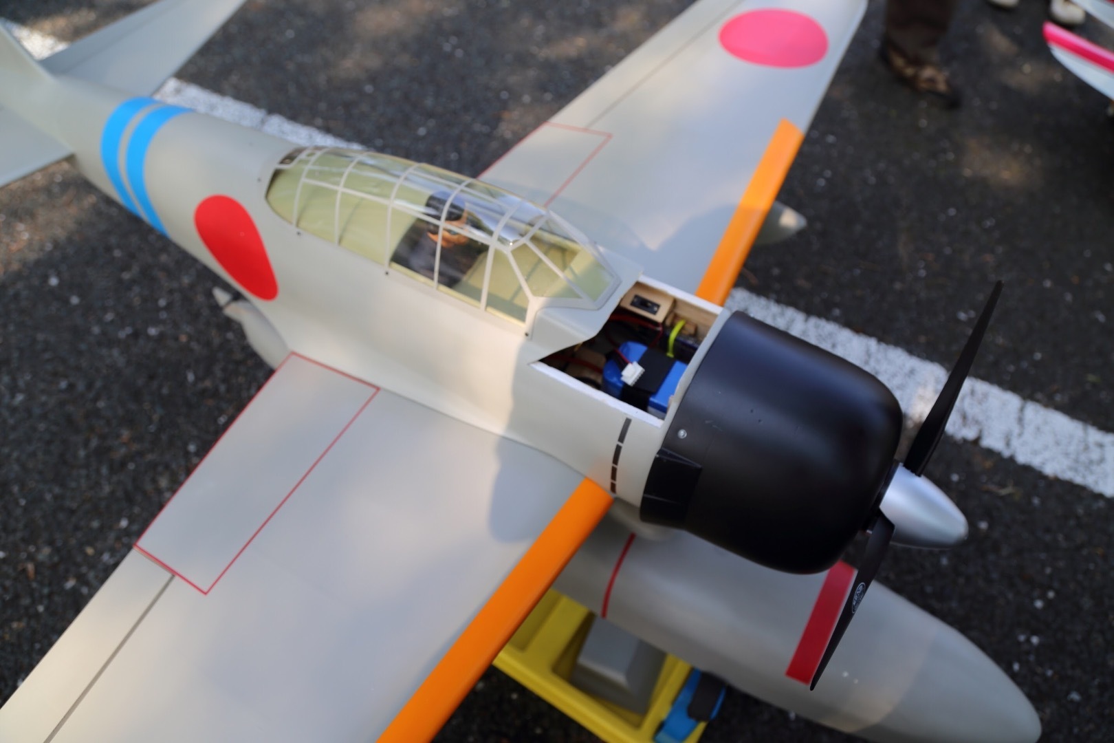 テトラ　ラジコン飛行機 Mitsubishi Zero Rc Tetra 4C-50 テトラ ラジコン飛行機 零戦